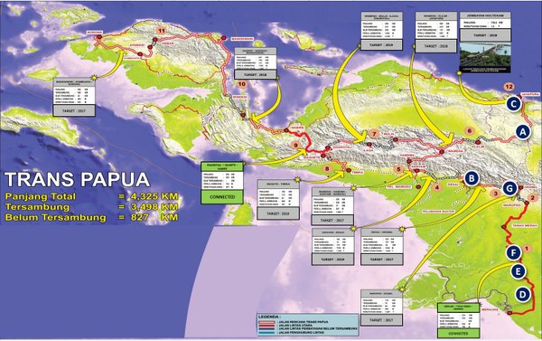 Tinggal Persen Jalan Trans Papua Yang Belum Tersambung Daerah