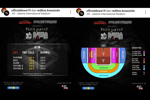 Harga Ketentuan Dan Cara Beli Tiket Konser Dewa Di Jis