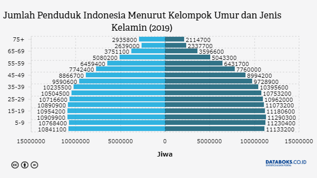 Jumlah Penduduk Indonesia 2019 Mencapai 267 Juta Jiwa ...