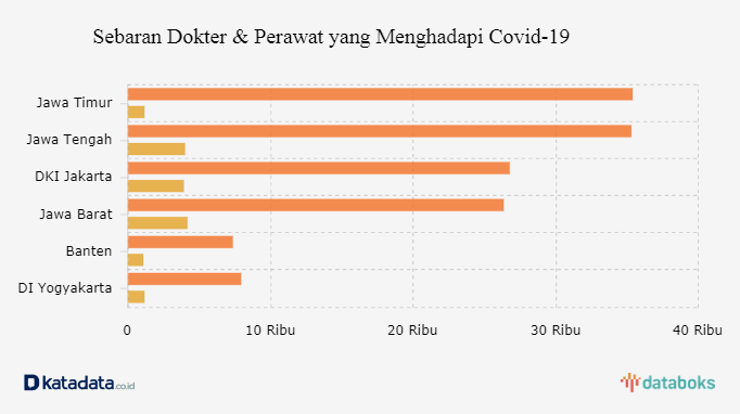 Sebaran Dokter & Perawat yang Menghadapi Covid-19