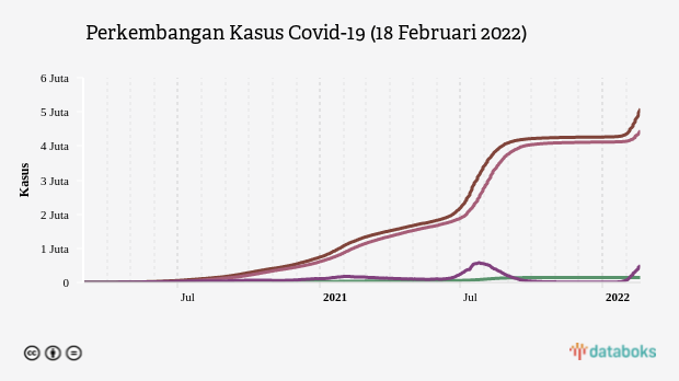 Perkembangan Kasus Covid-19 (18 Februari 2022)