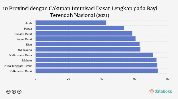 10 Provinsi dengan Imunisasi Bayi Terendah, Jakarta Masuk Daftar