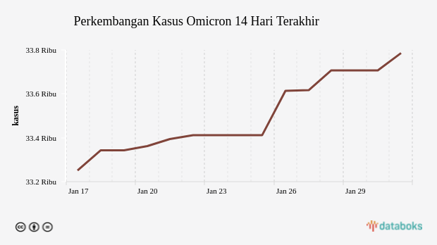 Update Omicron : Total di Indonesia Ada 33.786 Kasus (Selasa, 31 Januari 2023)