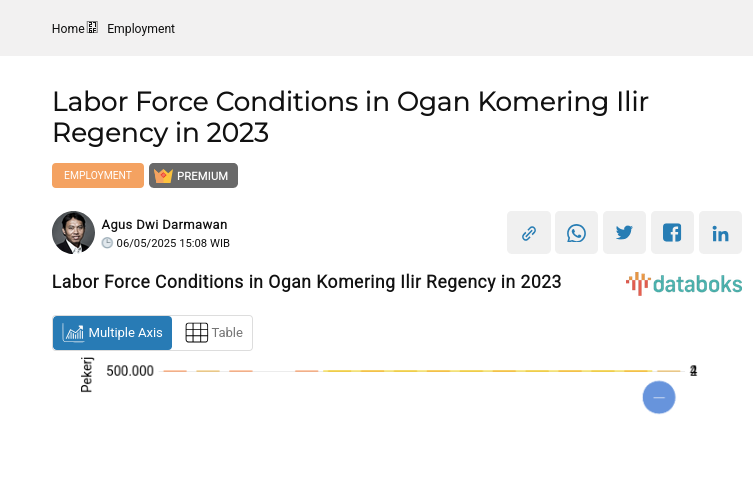 Labor Force Conditions in Ogan Komering Ilir Regency in 2023