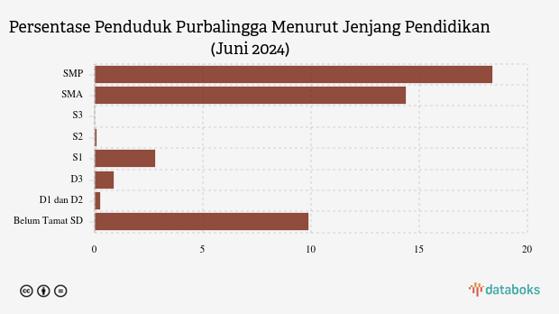 42,2 Ribu Penduduk Purbalingga Berpendidikan Tinggi pada Juni 2024