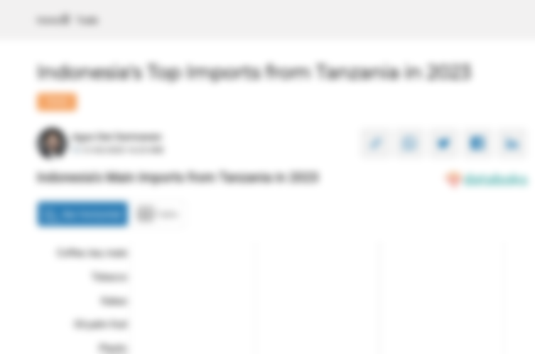 Inilah Produk yang Banyak Diimpor Indonesia dari Tanzania pada 2023