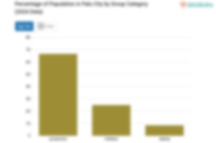 66,54% Penduduk Kota Palu pada 2024 Berusia 15-59 Tahun