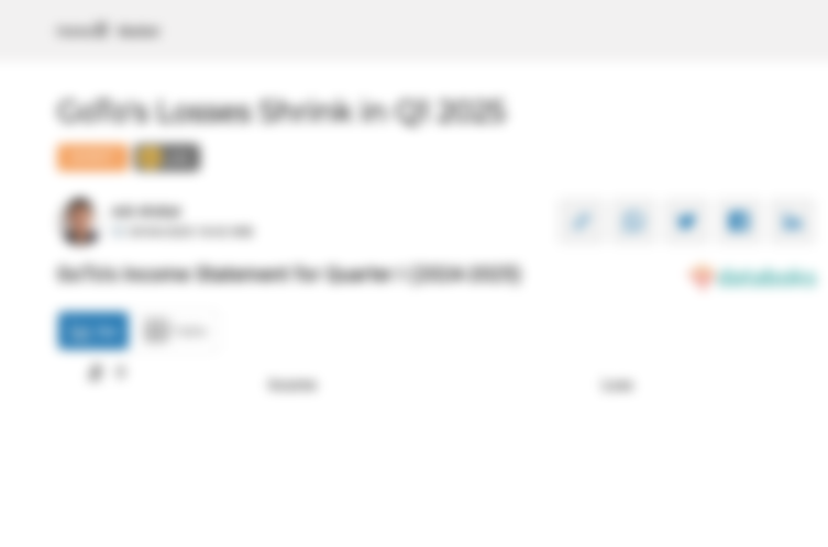 GoTo's Income Statement for Quarter I (2024-2025)