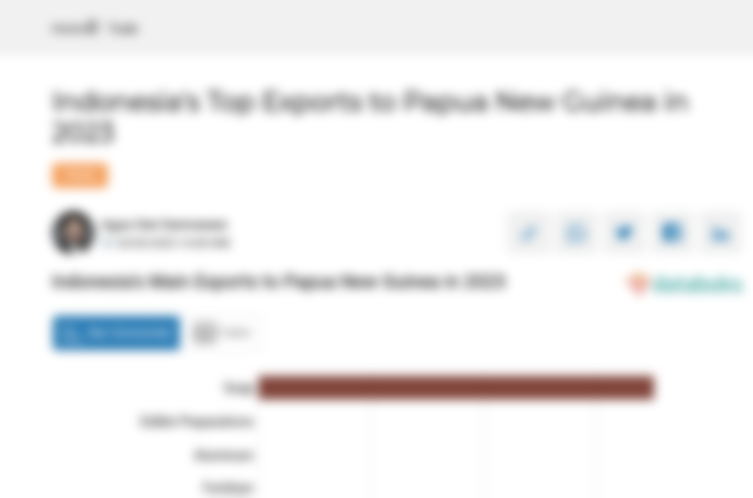 Inilah Produk yang Banyak Diekspor Indonesia ke Papua New Guinea pada 2023