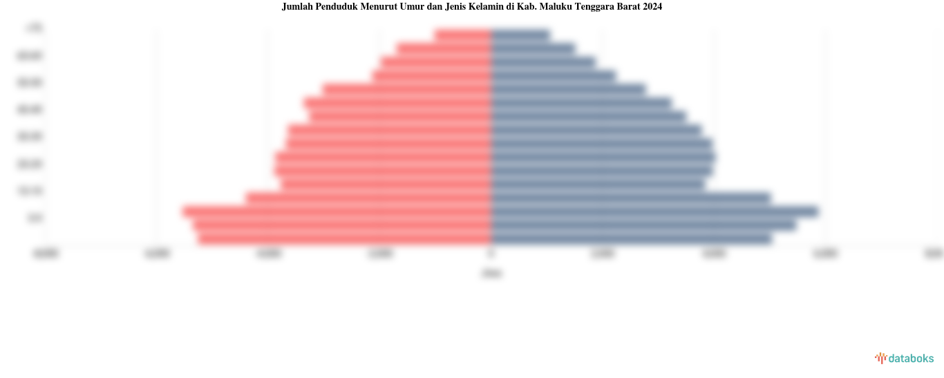 Jumlah Penduduk Menurut Umur di Kab. Maluku Tenggara Barat | 2024