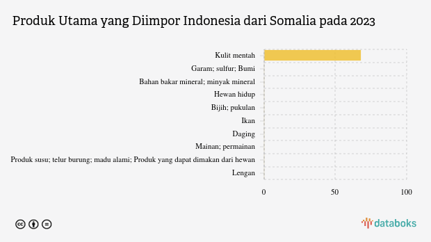 Indonesia Paling Banyak Impor Kulit dari Somalia pada 2023
