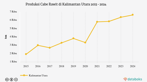 Produksi Cabe Rawit di Kalimantan Utara | 2024