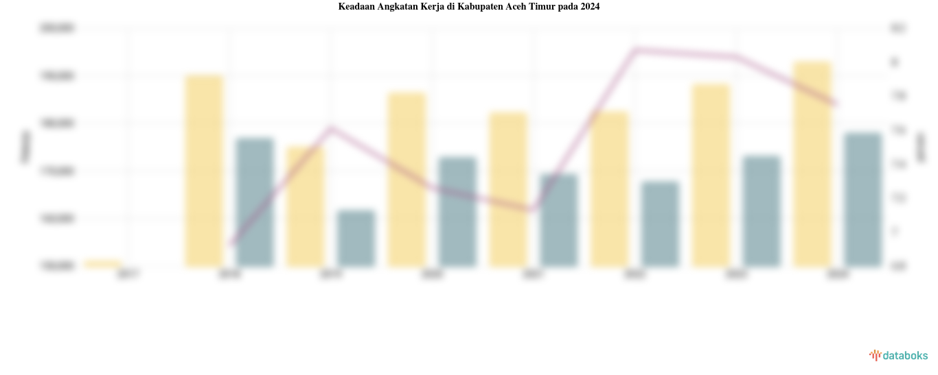 Keadaan Angkatan Kerja di Kabupaten Aceh Timur pada 2024