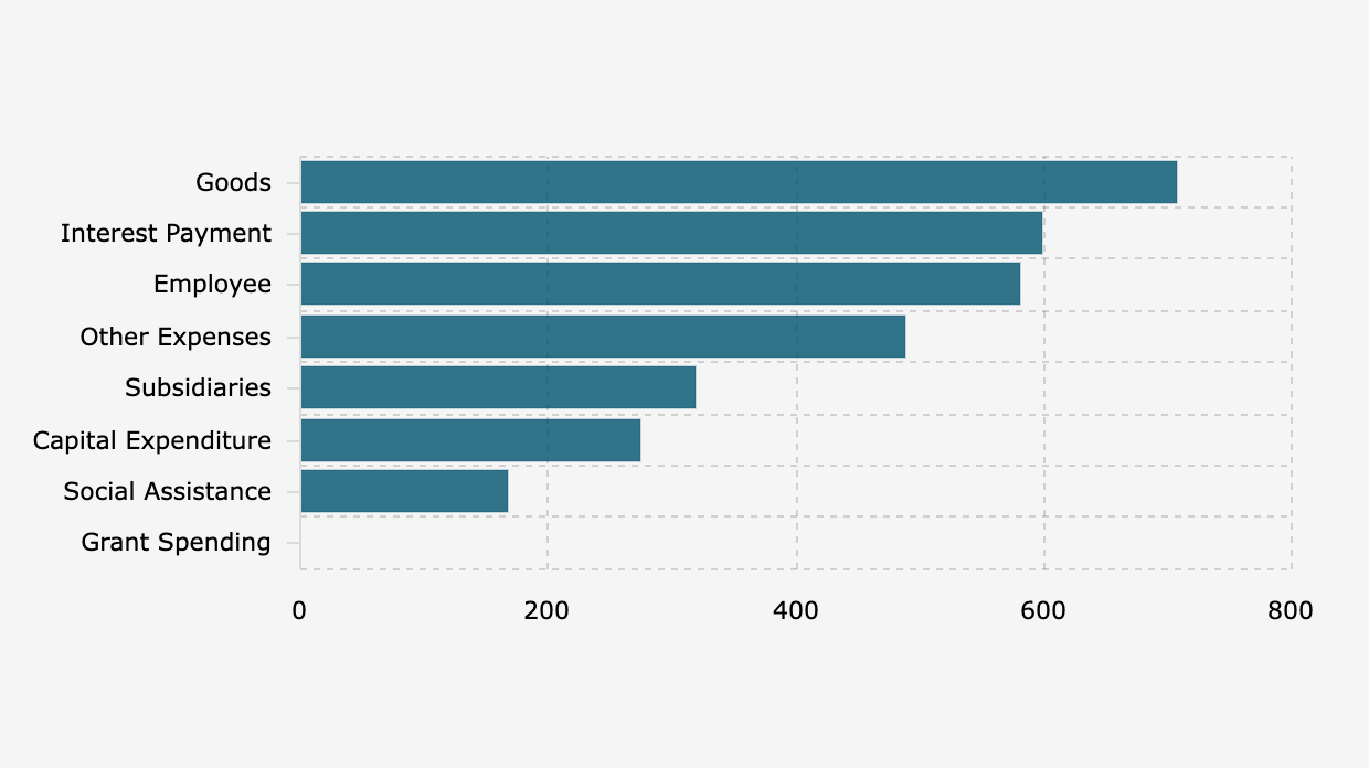 Central Government Spending Allocation by Type in the 2026 State Budget