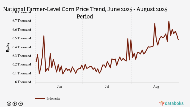Harga Jagung Nasional Sebulan Terakhir Turun Rp2