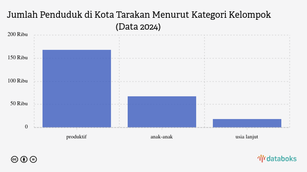 Mayoritas Penduduk Kota Tarakan pada 2024 Adalah Usia Produktif