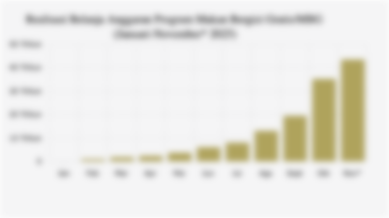 Realisasi Belanja Anggaran Program Makan Bergizi Gratis/MBG (Januari-November* 2025)