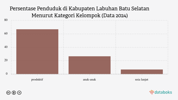 Mayoritas Penduduk Kabupaten Labuhan Batu Selatan pada 2024 Adalah Usia Produktif