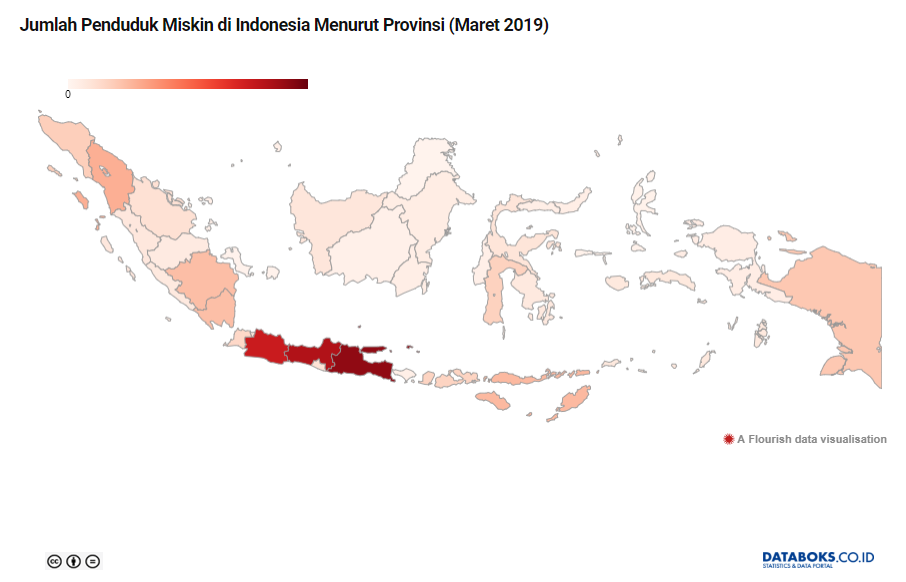 Inilah Sebaran Penduduk Miskin Di Indonesia 2019 Databoks