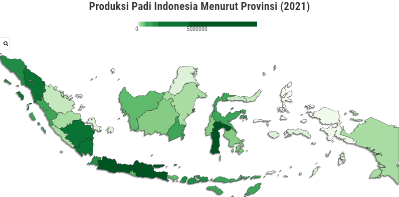 Lumbung Padi Terbesar Indonesia Ada di Pulau Jawa