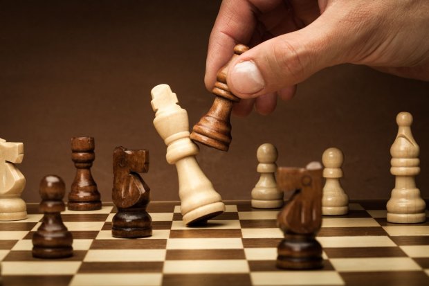 Chess and hand