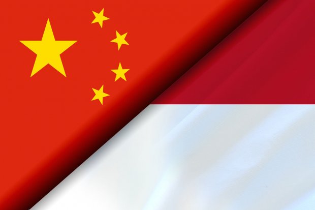 China-Indonesia flag