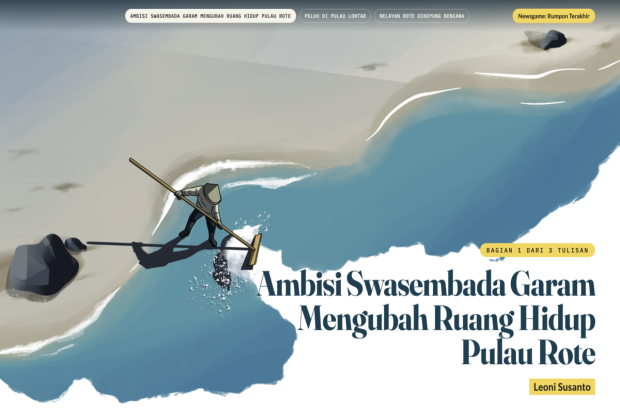 Ambisi Swasembada Garam Mengubah Ruang Hidup Pulau Rote