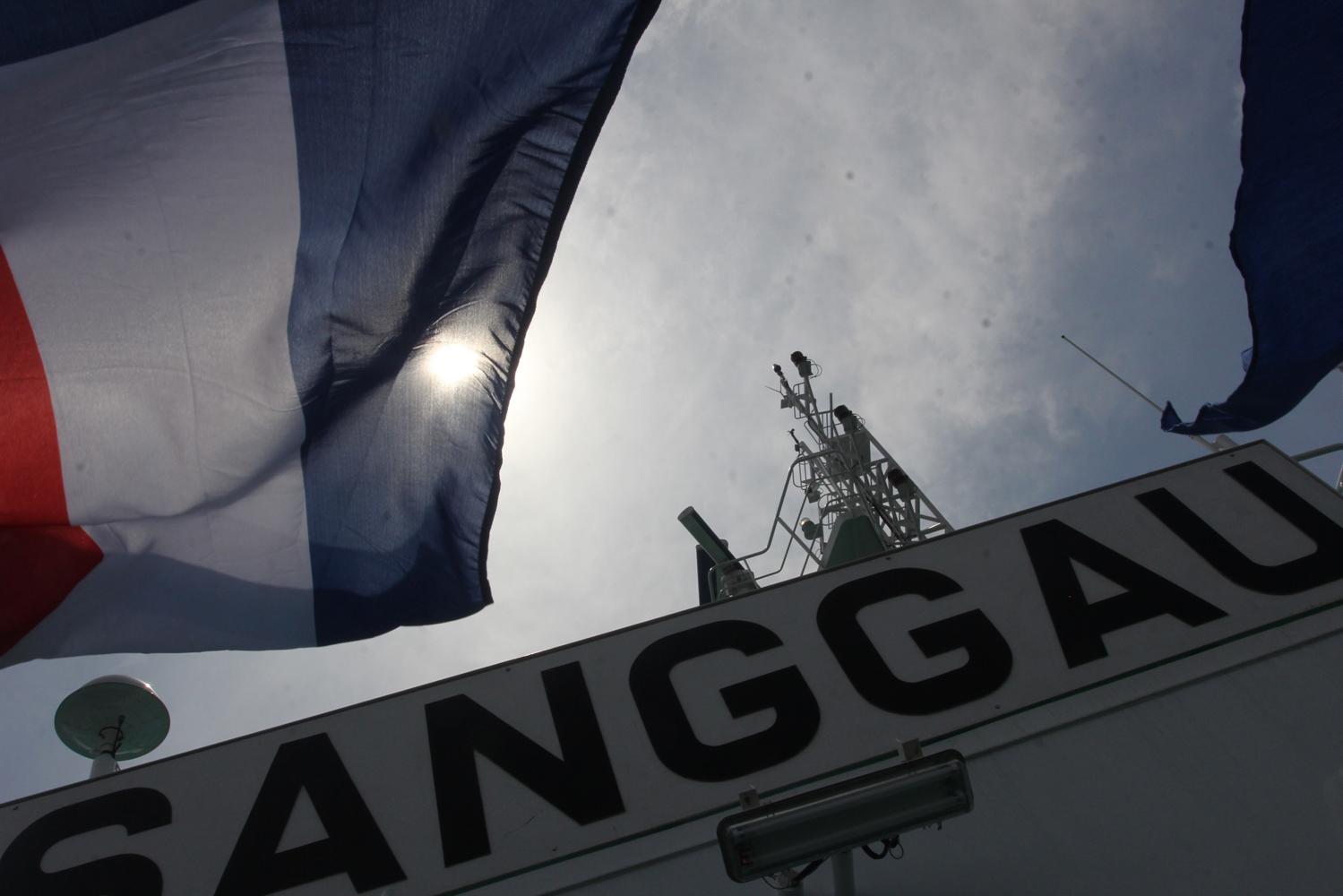 MT Sanggau di Dermaga 3 Pelabuhan Khusus Pertamina, Tanjung Priok, Jakarta, Kamis, (03/03).