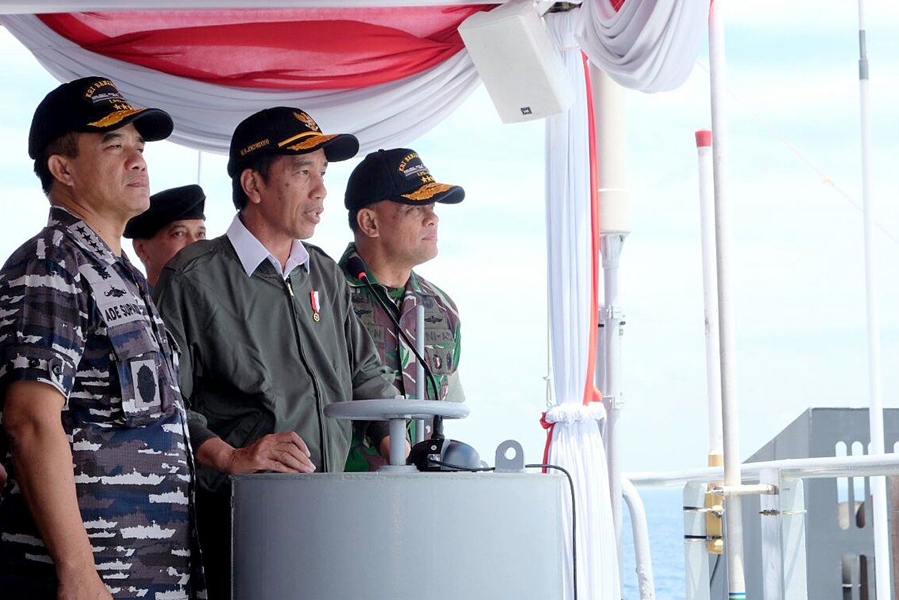 Selain menguji coba senjata strategis yang dimiliki TNI AL, Presiden menyatakan, latihan ini bertujuan menunjukkan kepada publik bahwa senjata strategis Indonesia tidak kalah dengan negara lain.