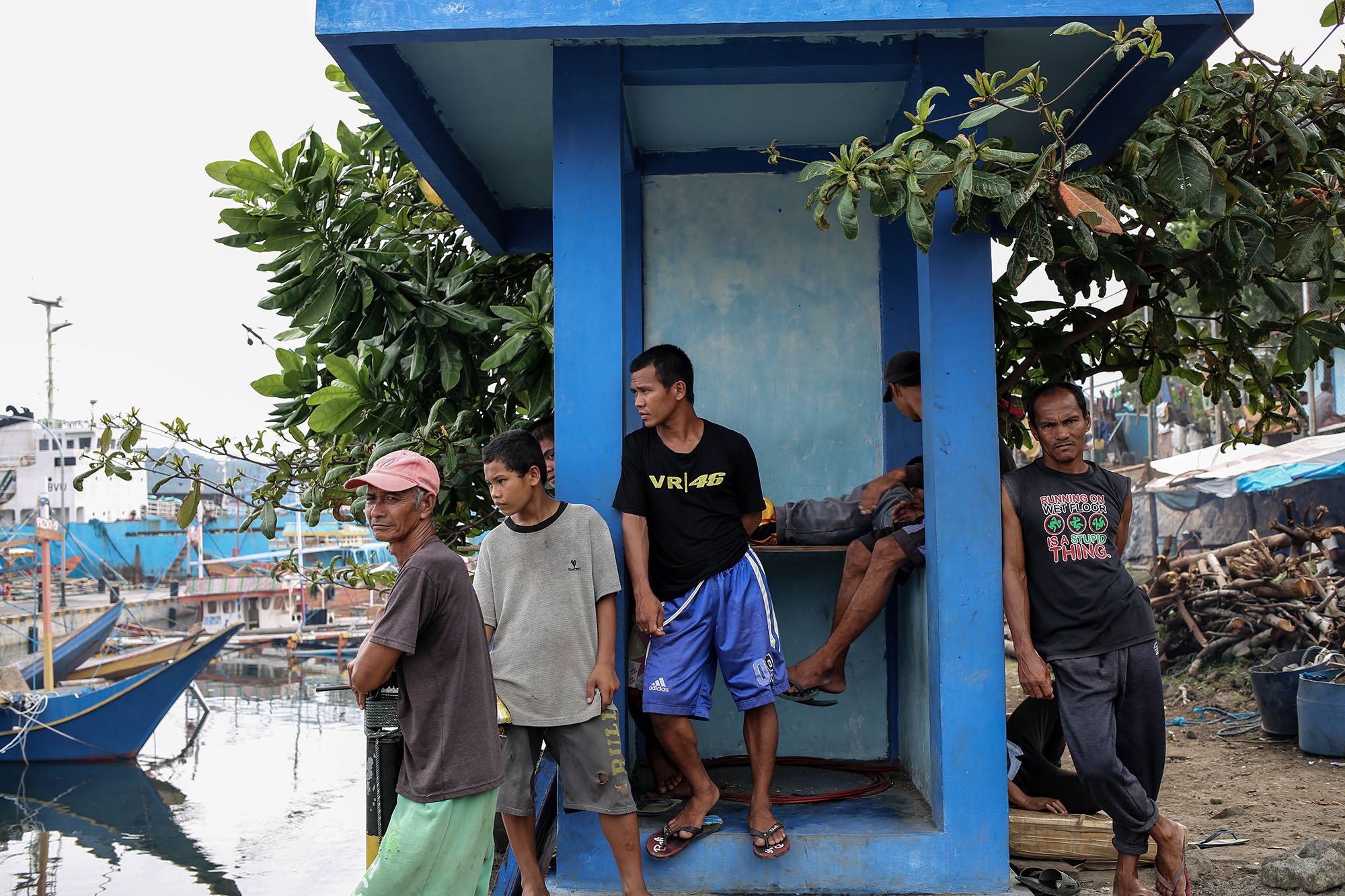 Tak hanya orang dewasa, nelayan yang di tahan di rumah detensi PSDKP Bitung juga diantaranya terdapat anak-anak.