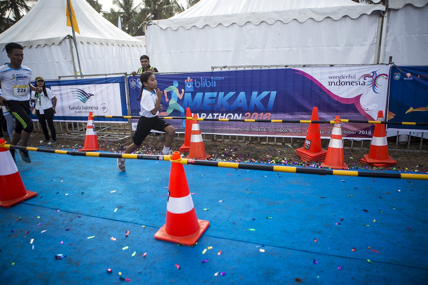 1.500 kontestan turut serta, mulai dari Bengkulu hingga Papua dan sebagian besar di antaranya adalah pelari pemula.