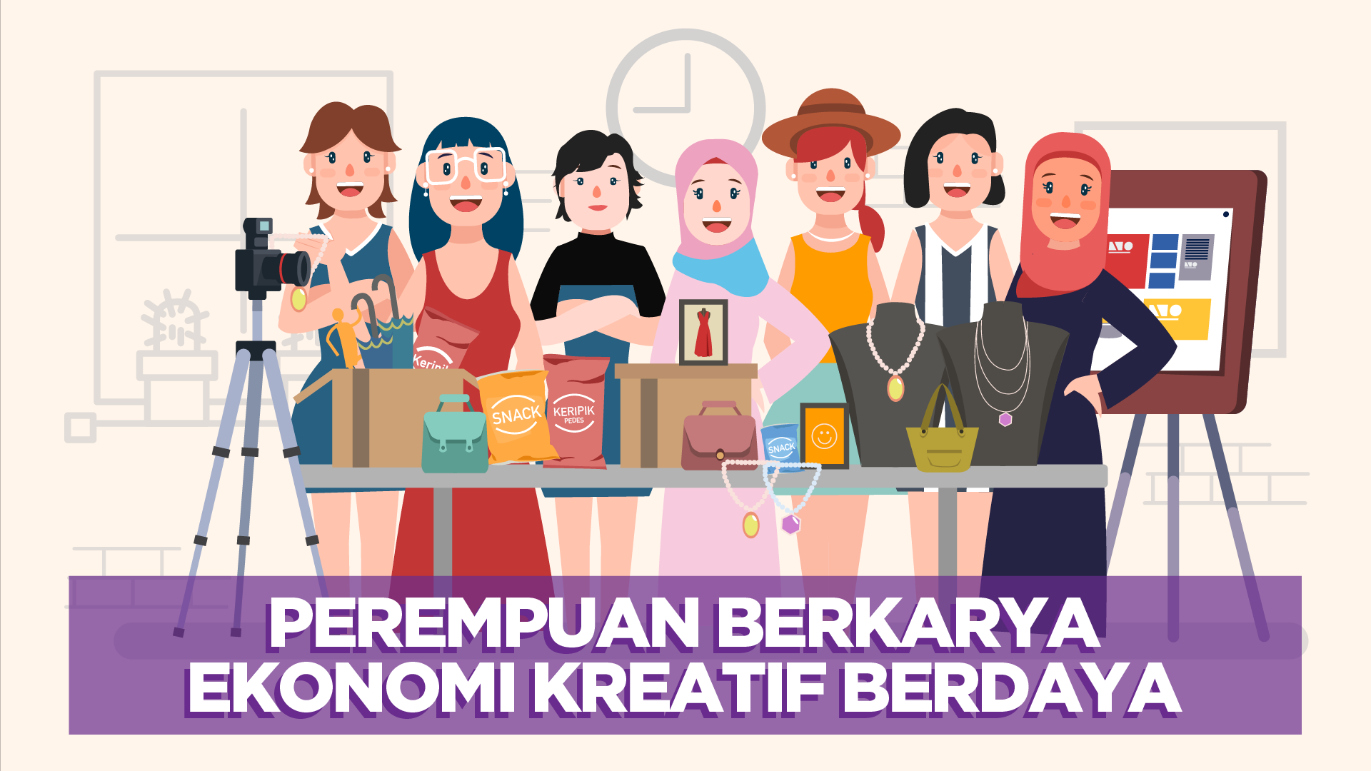 Perempuan Berkarya Ekonomi Kreatif Berdaya