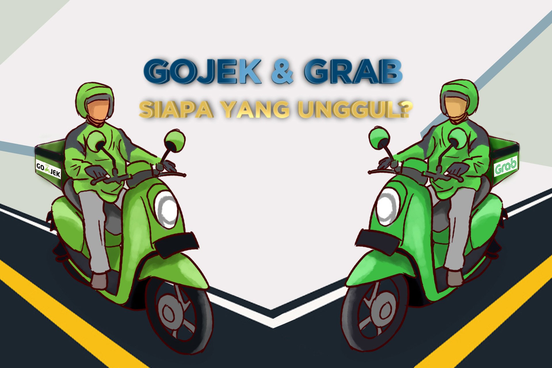 Persaingan gojek-grab