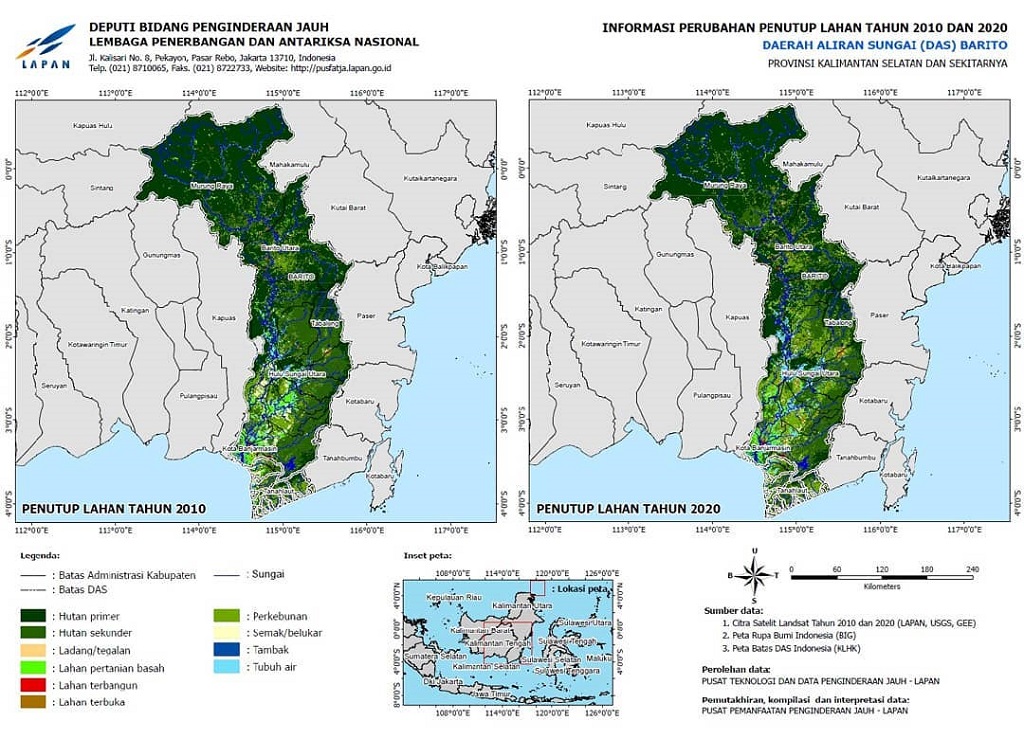 Perubahan Hutan Kalimantan Selatan