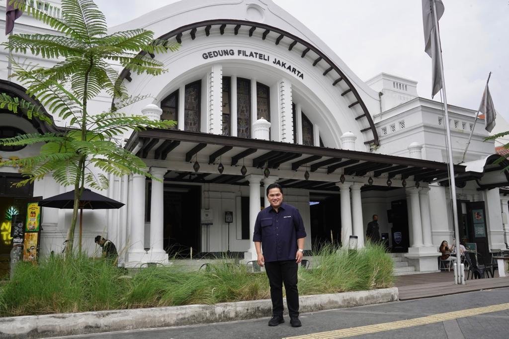 Erick Thohir di Kota Tua