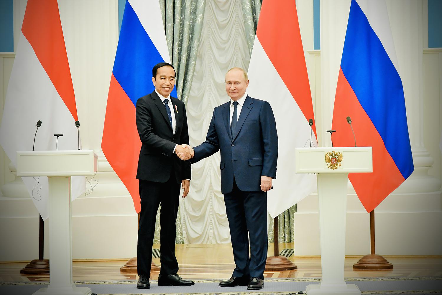 Temui Jokowi, Putin: Rusia Kirim Ahli, Bangun Stadion hingga RS di RI