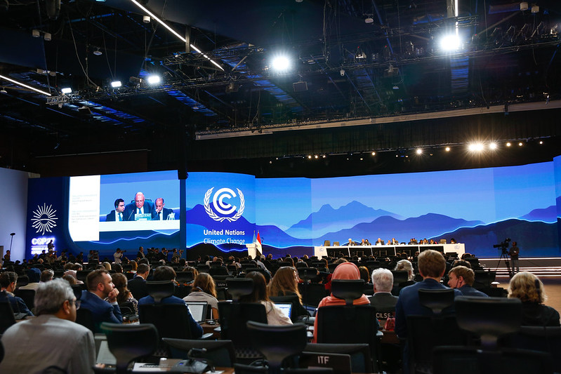 Suasana Sidang penutupan COP27