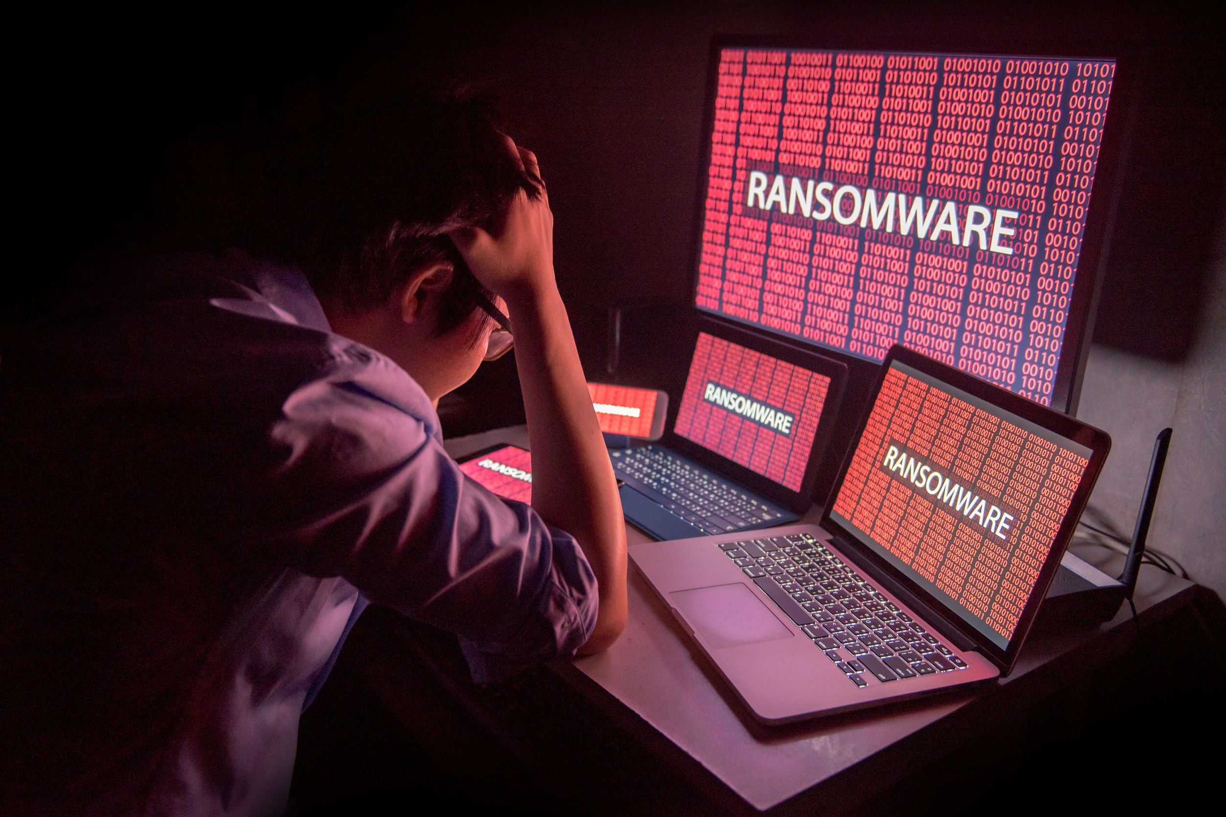Ilustrasi dugaan serangan ransomware pada layanan perbankan PT Bank Syariah Indonesia Tbk atau BSI.