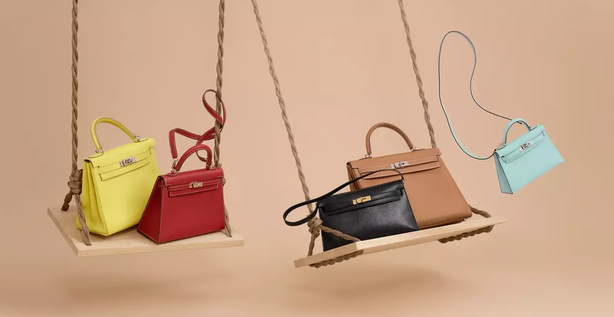 Ilustrasi, produk tas quiet luxury Hermès.