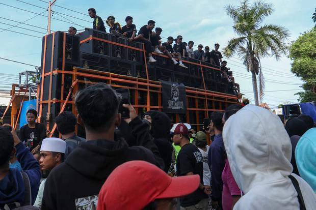 Unjuk rasa Battle Sound di Banyuwangi