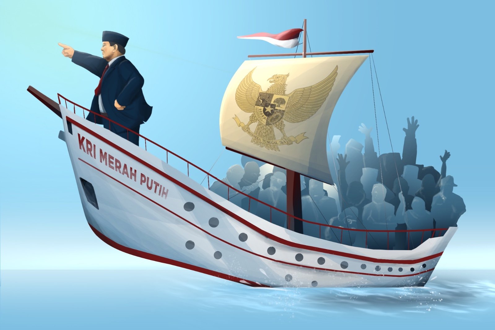 prabowo, kabinet merah putih