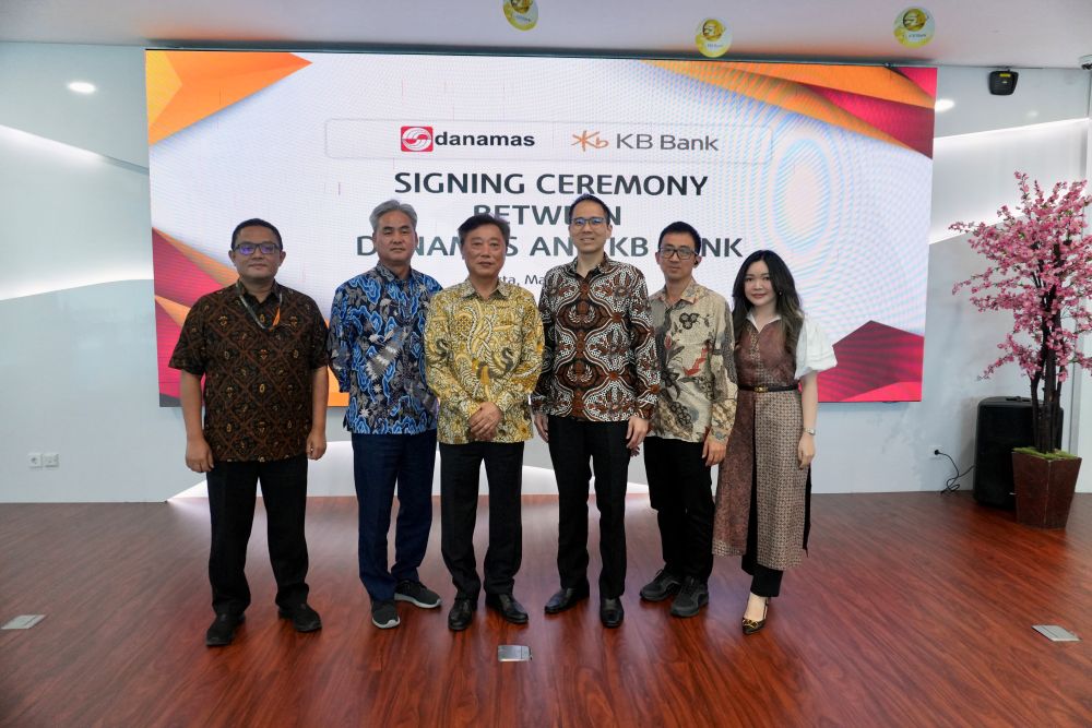 KB Bank menjalin kemitraan dengan PT Pasar Dana Pinjaman (Danamas). 