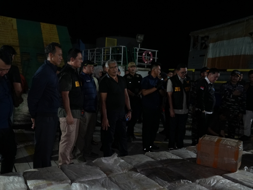 Penindakan 2 ton narkoba di Batam