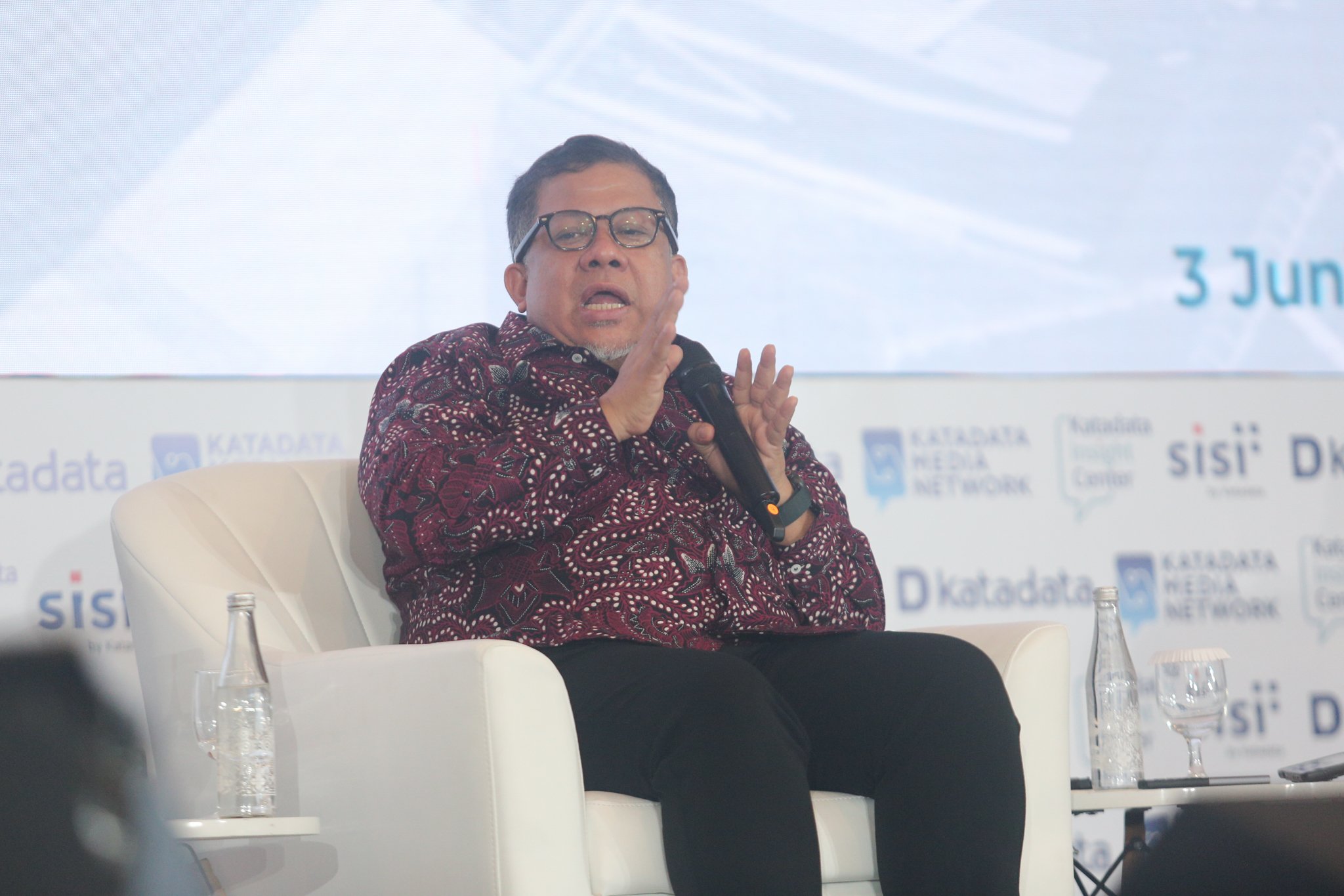 Simposium Nasional Sumitronomics dan Arah Ekonomi Indonesia (Foto: Katadata/Fauza Syahputra)