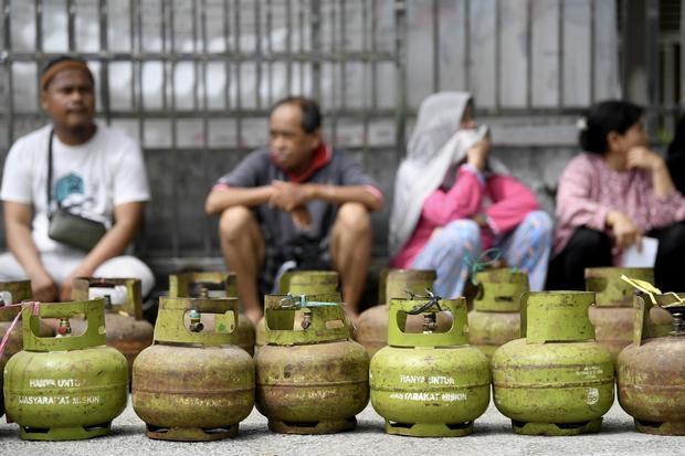 Operasi pasar murah LPG 3 kilogram di Samarinda