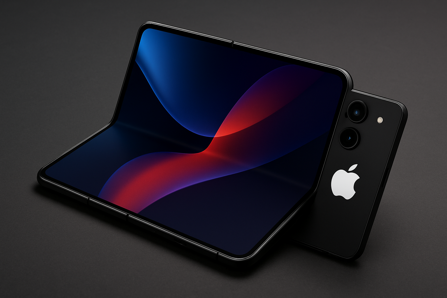 Ilustrasi iPhone lipat