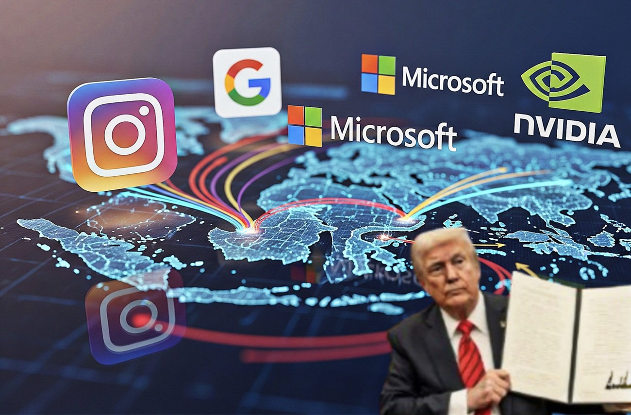 Ilustrasi Trump ingin perusahaan AS bisa transfer data pengguna di Indonesia ke Amerika