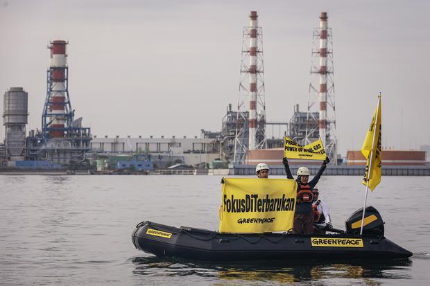 Aksi tuntut ambisi iklim di Jakarta