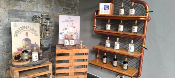 Produk Sababay Winery yang meraih penghargaan internasional. Foto: Doddy Rosadi/Katadata