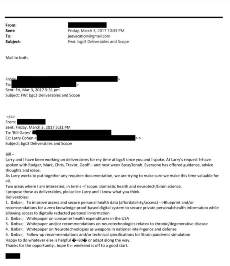 Surat Epstein untuk Bill Gates yang memuat simulasi pandemi